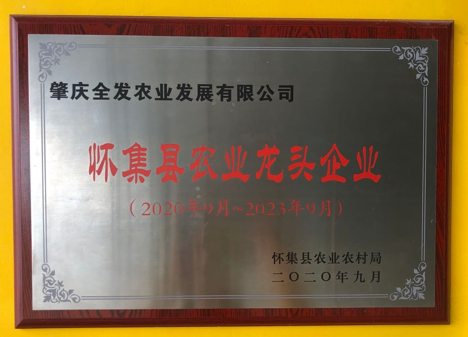 懷集縣農(nóng)業(yè)龍頭企業(yè)